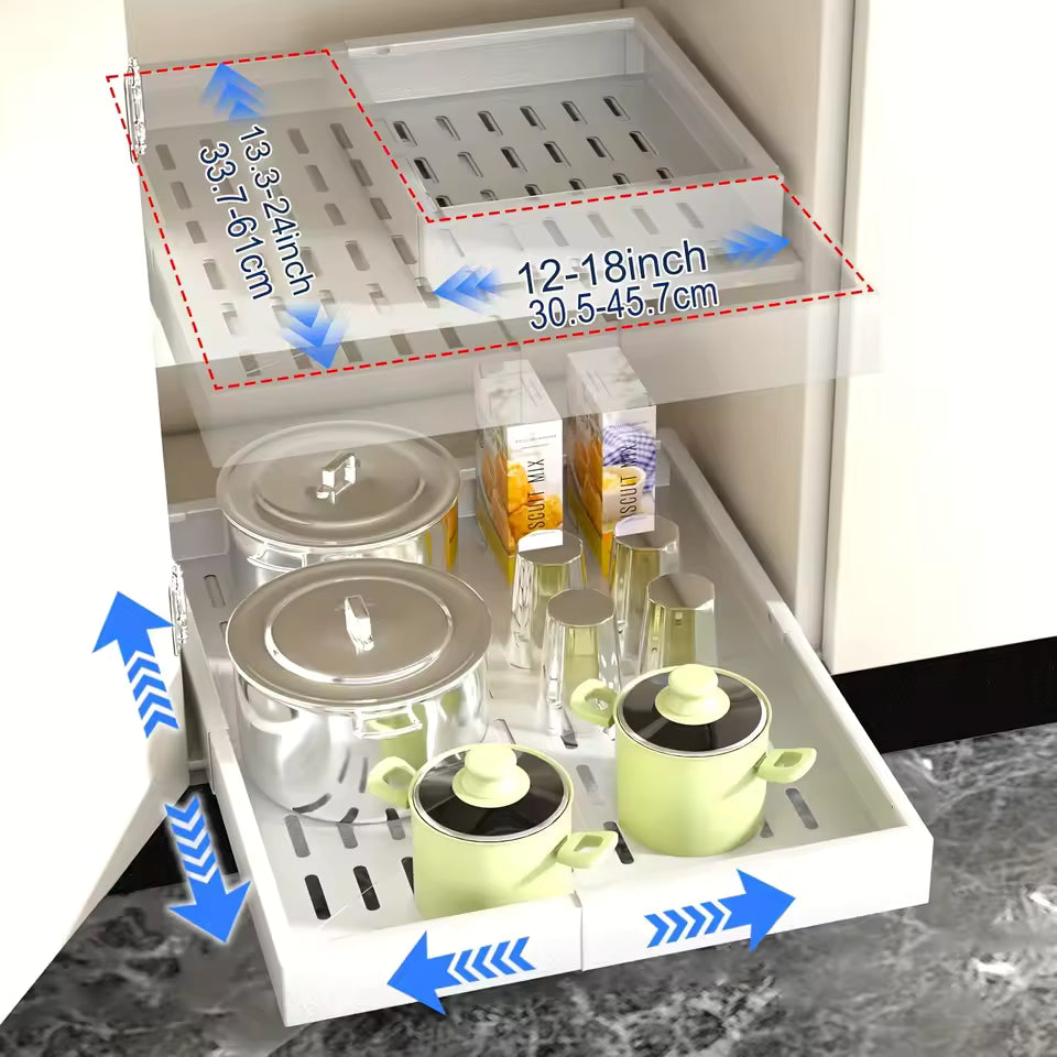 Expandable Pull-Out Drawer