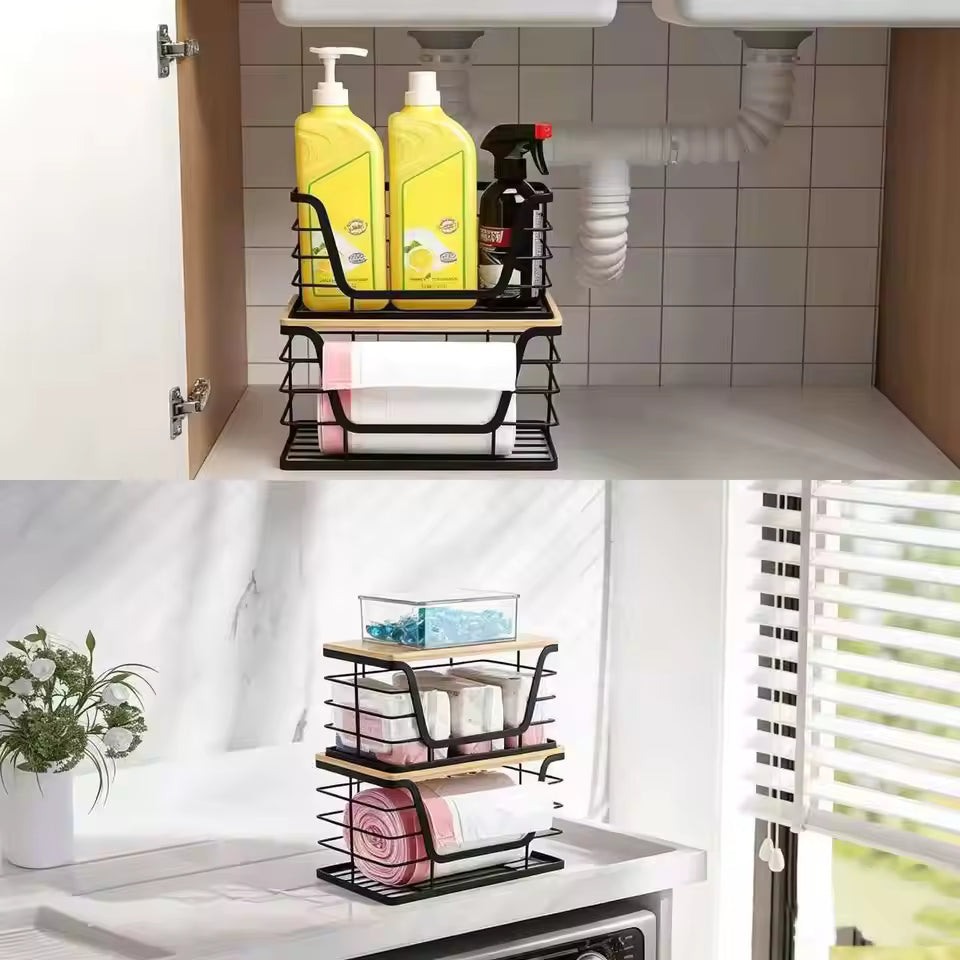 Multi-Purpose Fruit & Spice Organizer Rack
