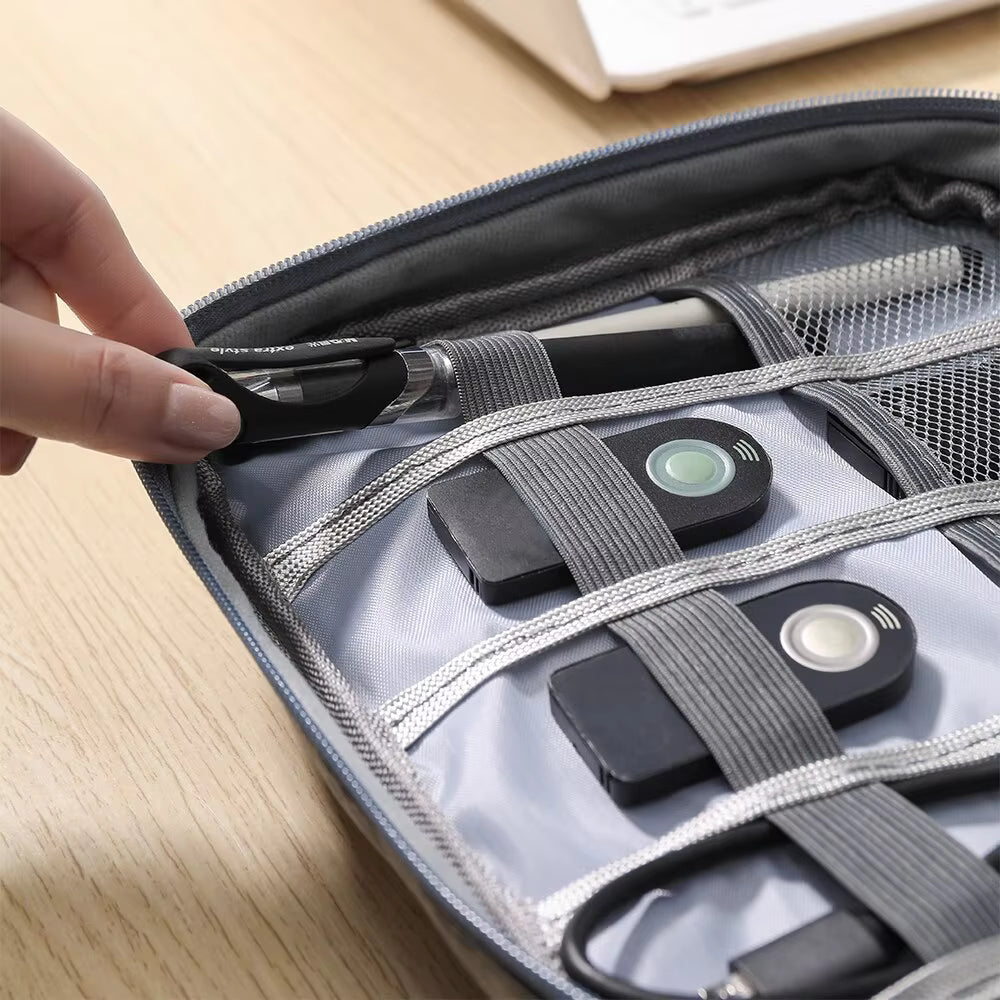 Portable Electronic Accessories Organizer Bag