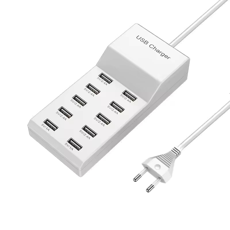 4/10-Ports USB Charging Station50W